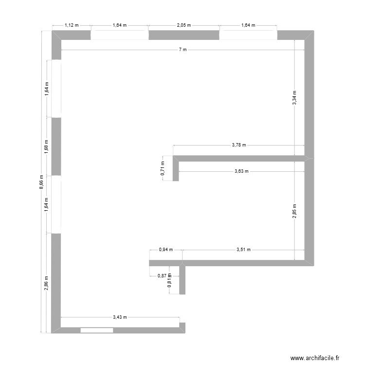 Cuisine. Plan de 0 pièce et 0 m2
