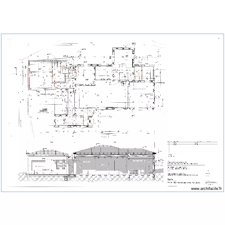maison plan. Plan de 