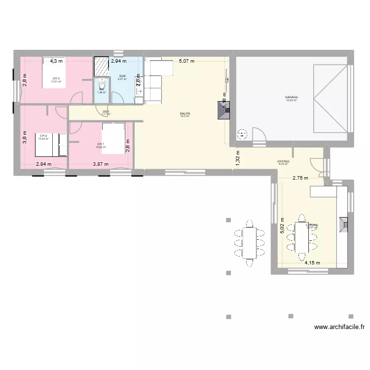 Etat des lieux. Plan de 10 et 144 m² Etat des lieux. Plan de 10 et 144 m²