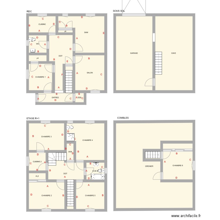 BRUCE. Plan de 0 pièce et 0 m2