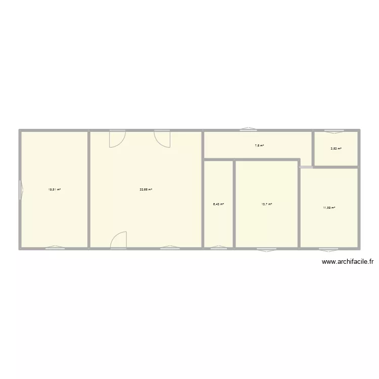 maison prudhomat. Plan de 