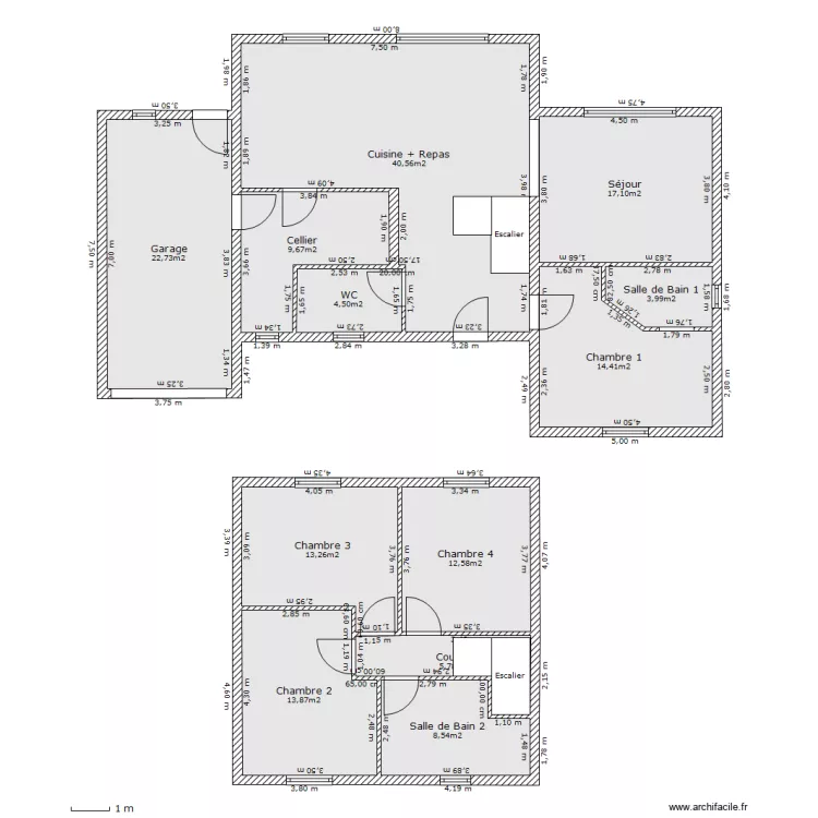 Maison des reves. Plan de 
