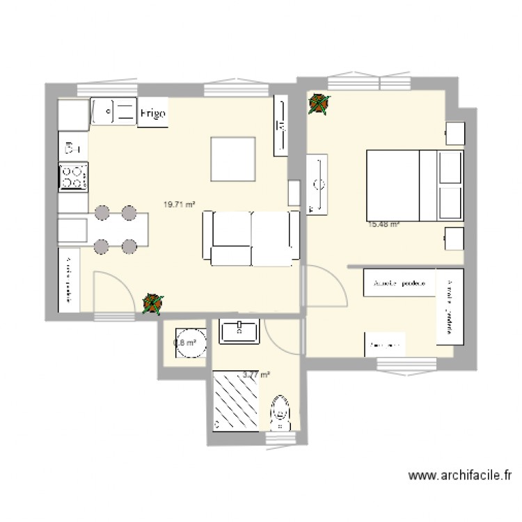 Appartement Clichy V7. Plan de 0 pièce et 0 m2
