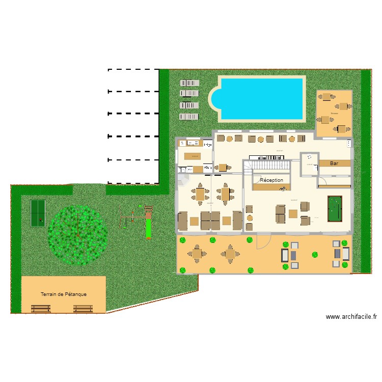 Campile Modification Mathieu. Plan de 0 pièce et 0 m2