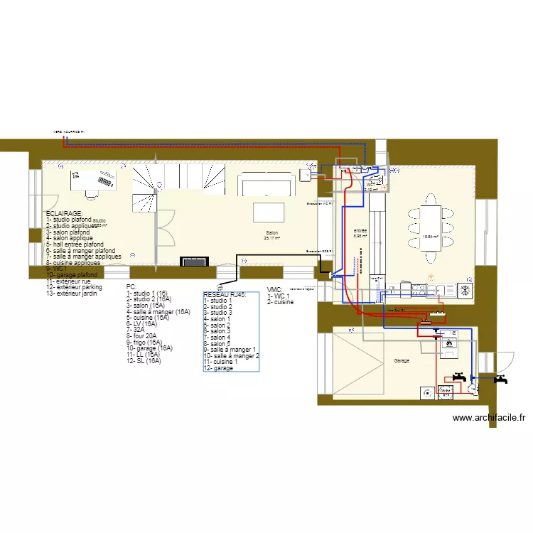Bourg12 TEST 5 CHAMBRES. Plan de 