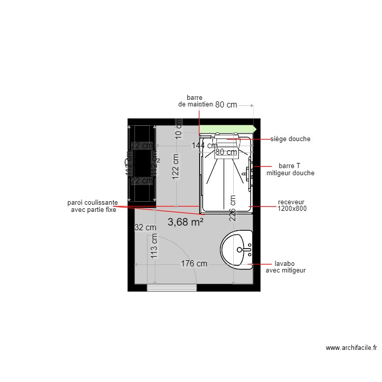 charneau. Plan de 0 pièce et 0 m2