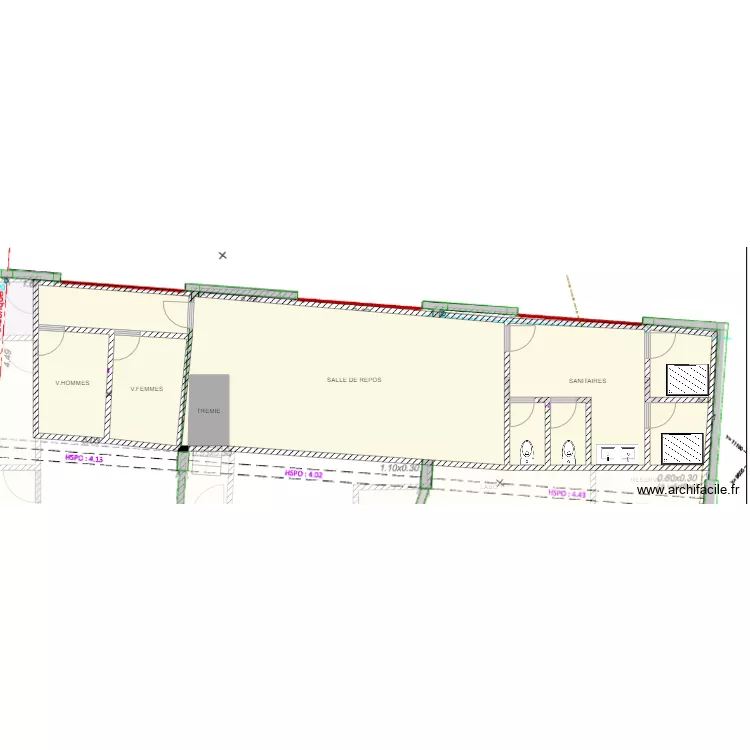 PROJET RENNES 4 R1. Plan de 