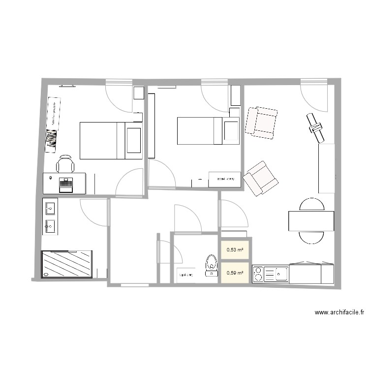 b1143. Plan de 0 pièce et 0 m2