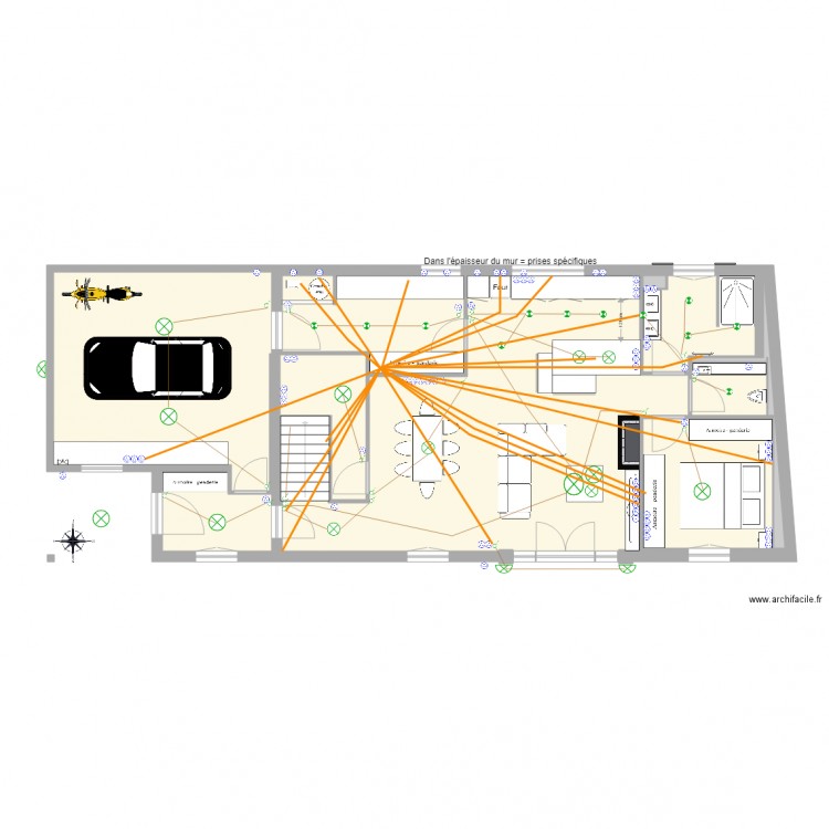 HIRTZFELDEN ELEC 09032018 avec gaine dallage. Plan de 0 pièce et 0 m2