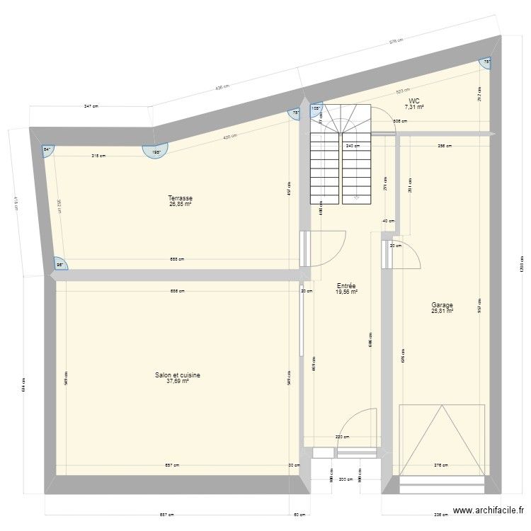 rdc. Plan de 0 pièce et 0 m2