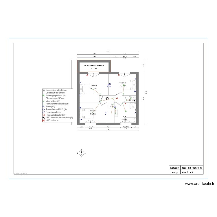 LORSOM ETAGE. Plan de 0 pièce et 0 m2