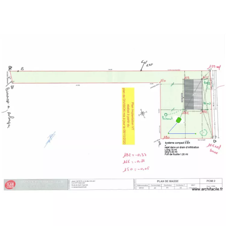 batiste collet. Plan de 