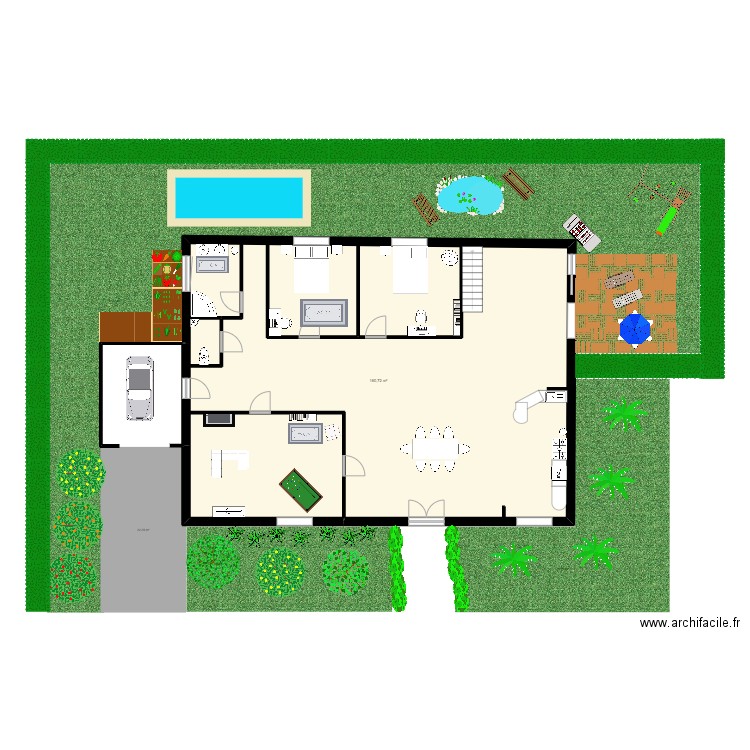 Maison. Plan de 0 pièce et 0 m2
