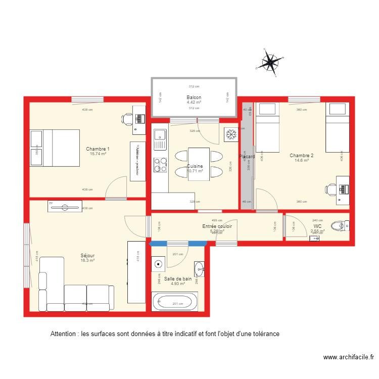 BI 1377. Plan de 0 pièce et 0 m2