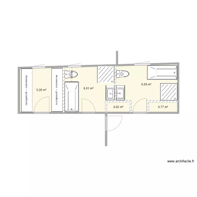 sdb enfants 3. Plan de 