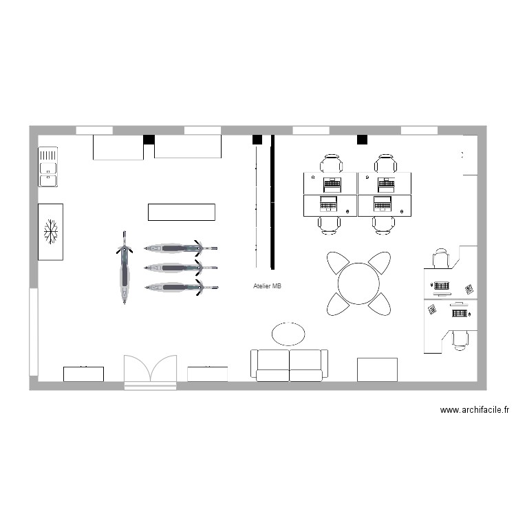 Atelier MB. Plan de 0 pièce et 0 m2