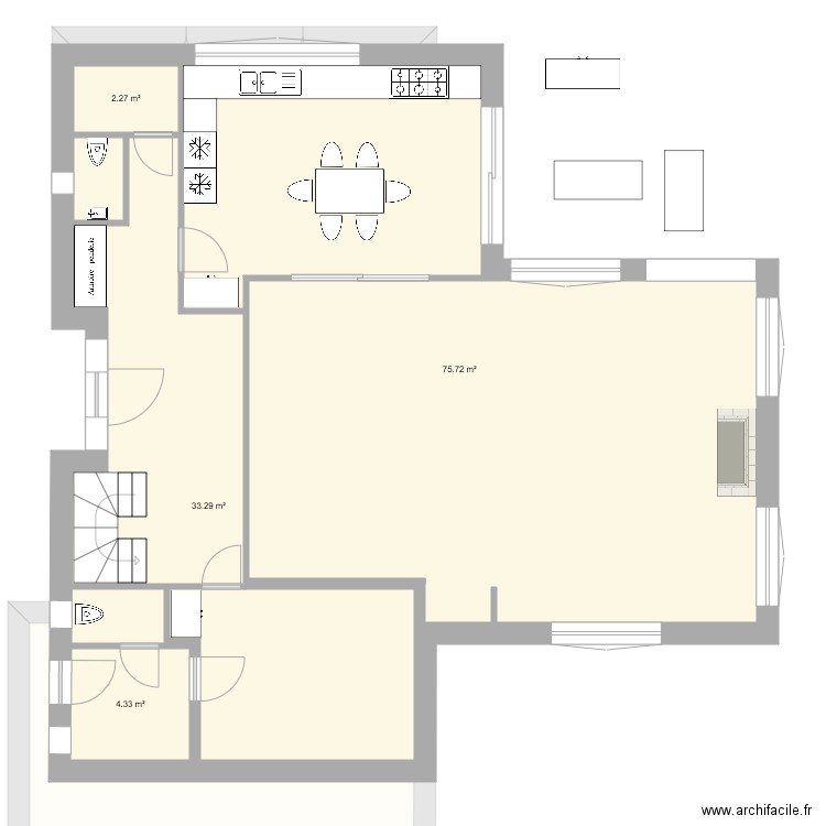 test deplacement essai raté. Plan de 0 pièce et 0 m2