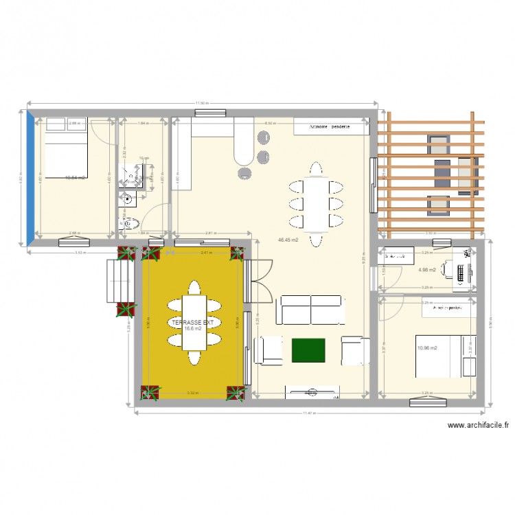 PLAN JANY ET AGNES. Plan de 0 pièce et 0 m2