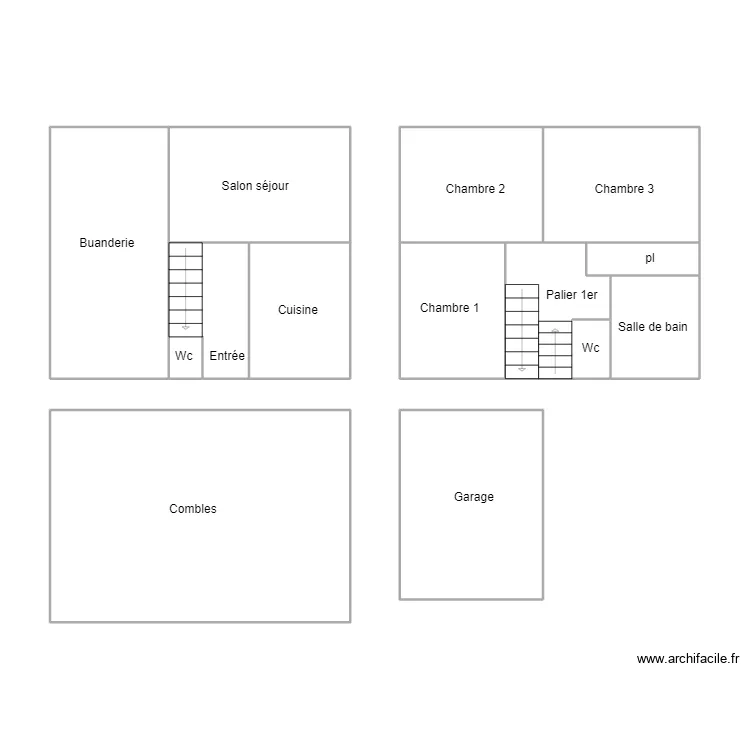PLOMEUR LEFLOCH. Plan de 