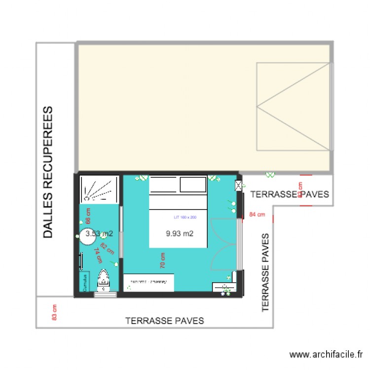 CHALET et GARAGE. Plan de 0 pièce et 0 m2