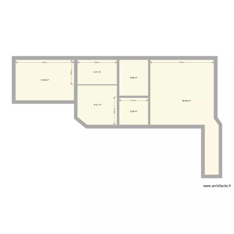 12 PARADIS. Plan de 