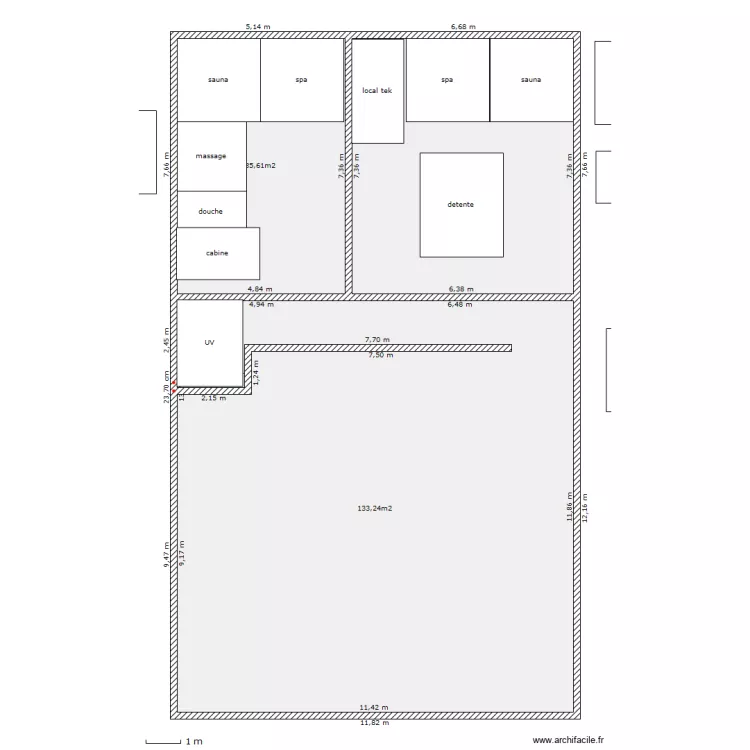 spa ham saun. Plan de spa ham saun. Plan de