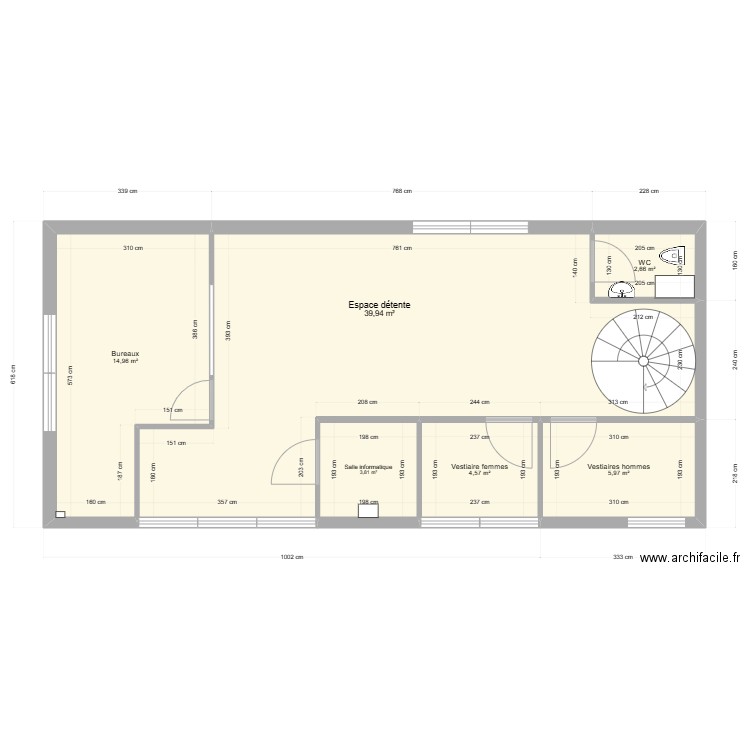 LM Cour matériaux (étage). Plan de 0 pièce et 0 m2