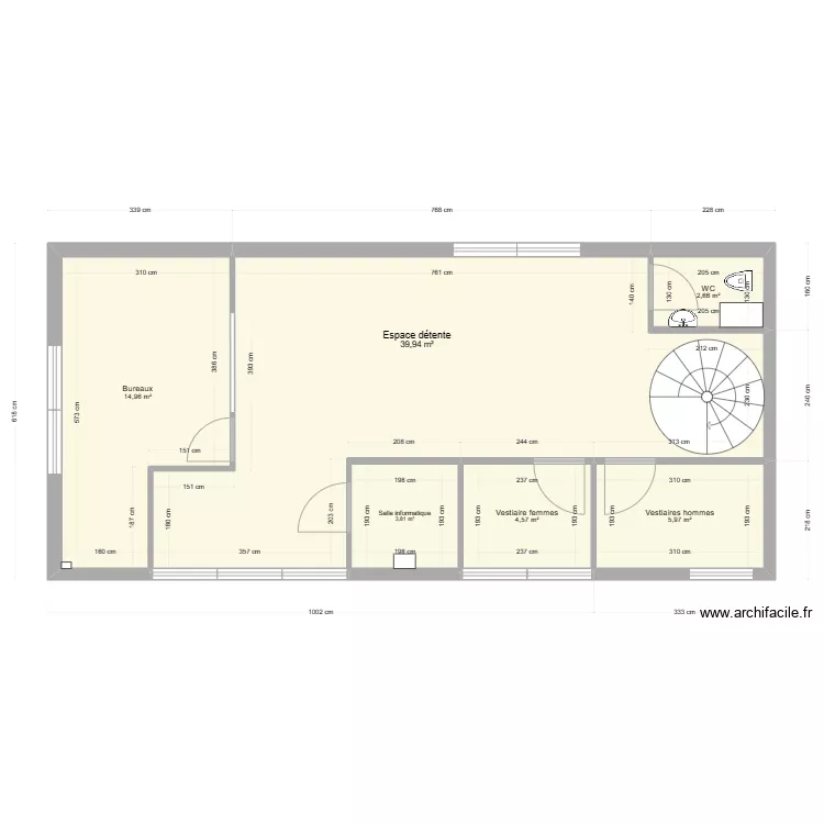 LM Cour matériaux (étage). Plan de LM Cour matériaux (étage). Plan de