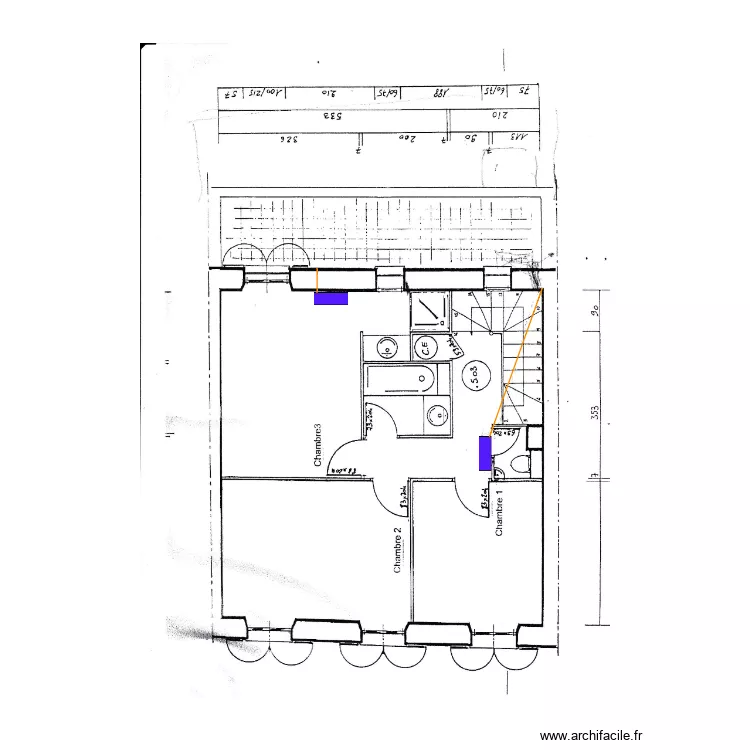 PERRIN SOLLIERS ETAGE. Plan de 