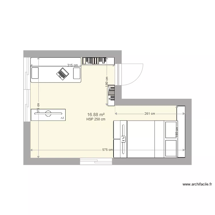 appartement margot . Plan de 