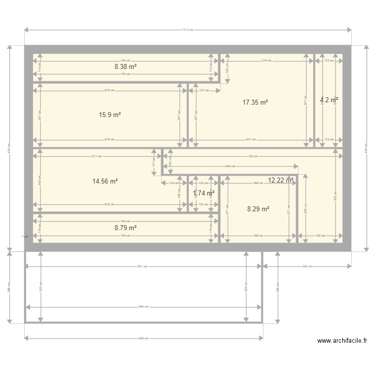 hallo. Plan de 0 pièce et 0 m2