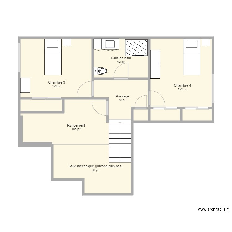 Viridis sous sol aggrandi juillet. Plan de 0 pièce et 0 m2