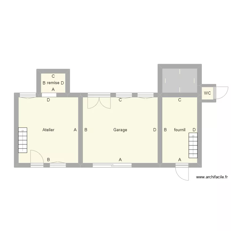 dependance rdc. Plan de dependance rdc. Plan de