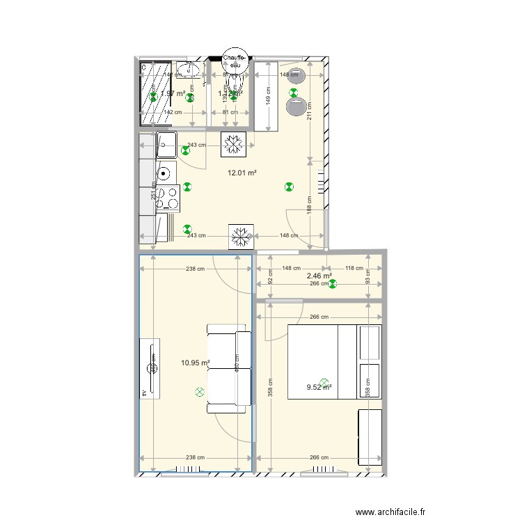 Travaux Charavay 1D . Plan de 0 pièce et 0 m2