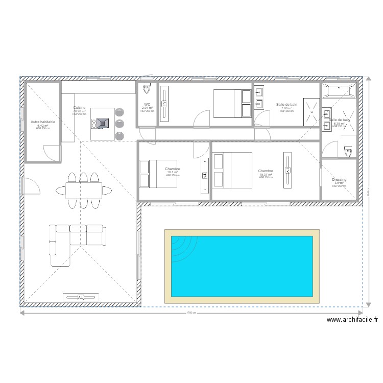 plan maison. Plan de 0 pièce et 0 m2