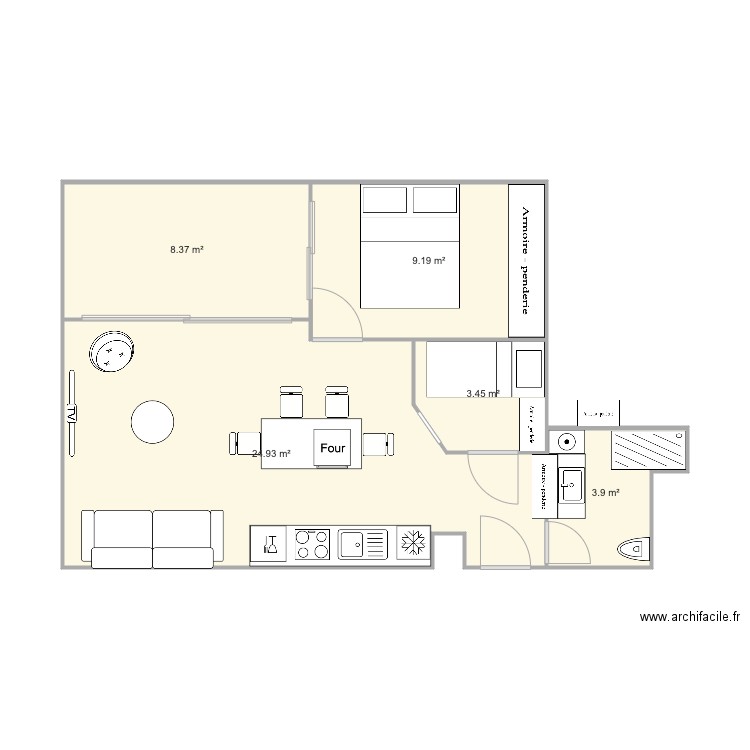 T2 origine illotV1. Plan de 0 pièce et 0 m2