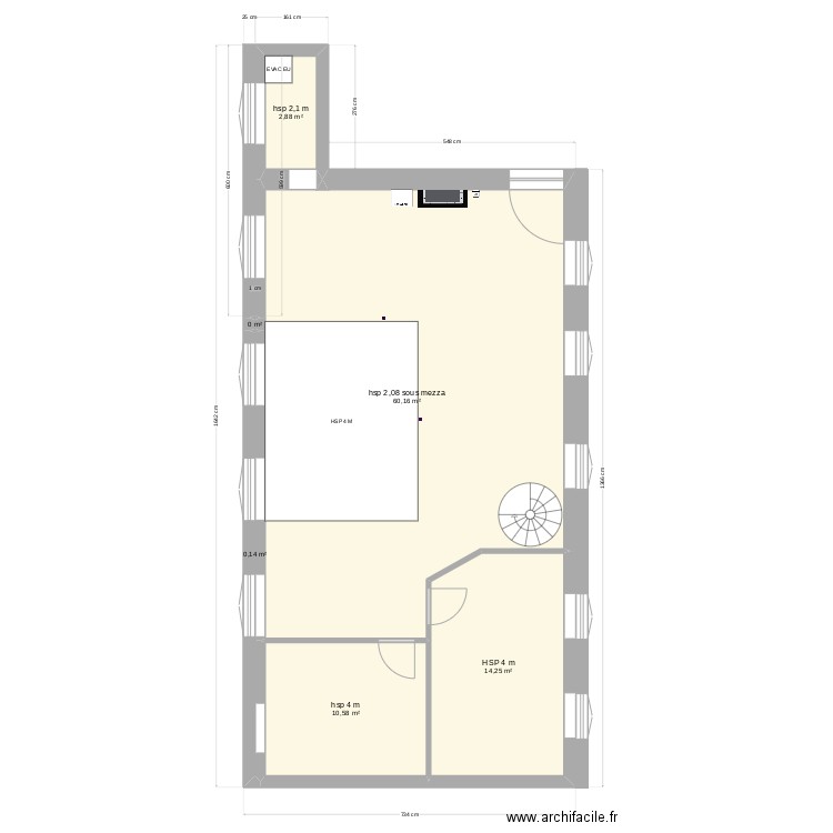 plan vierge. Plan de 0 pièce et 0 m2