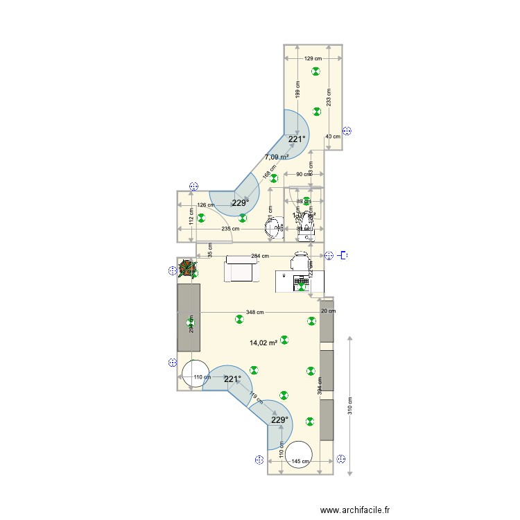 Argenteuil Fevrier Deco. Plan de 0 pièce et 0 m2