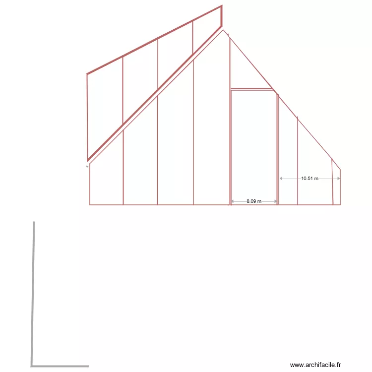 cloisons etage ch dalva nans. Plan de 
