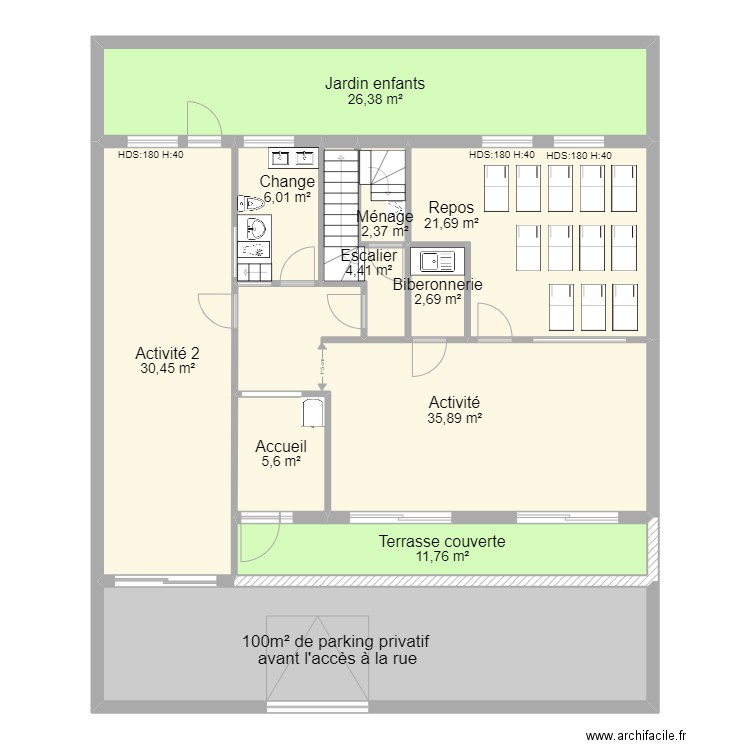 91 MASSY AV MARECHAL LECLERC PROJET 250522 V ARL VRAIES COTES PMI. Plan de 19 pièces et 239 m2