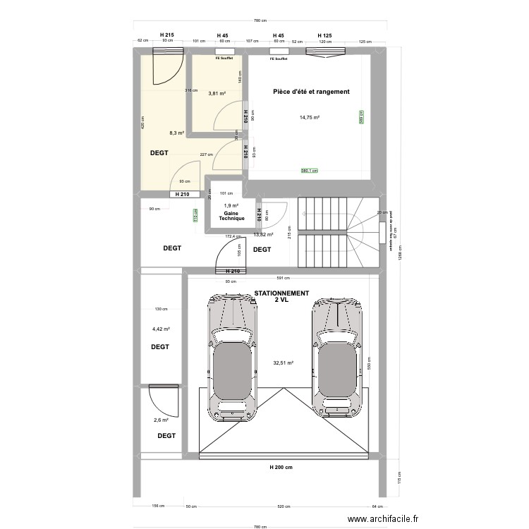 PC individuelle RDCH Lot B 14 11 2021. Plan de 0 pièce et 0 m2