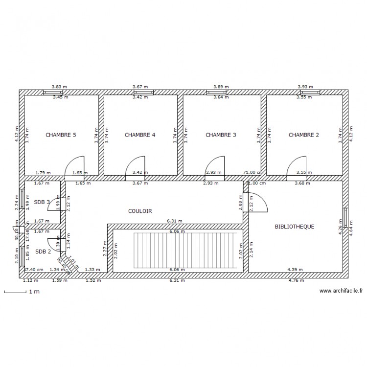 GAUDIOT 1ER. Plan de 0 pièce et 0 m2