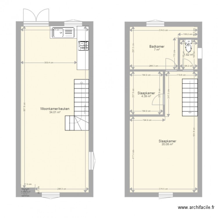 Plan Gite Le Boucheron. Plan de 0 pièce et 0 m2