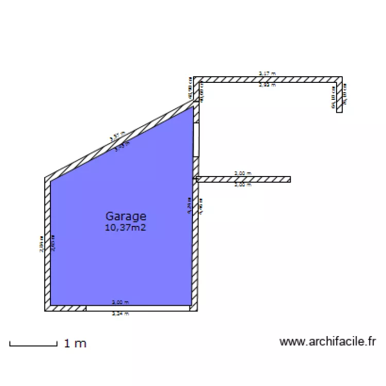 Garage. Plan de 