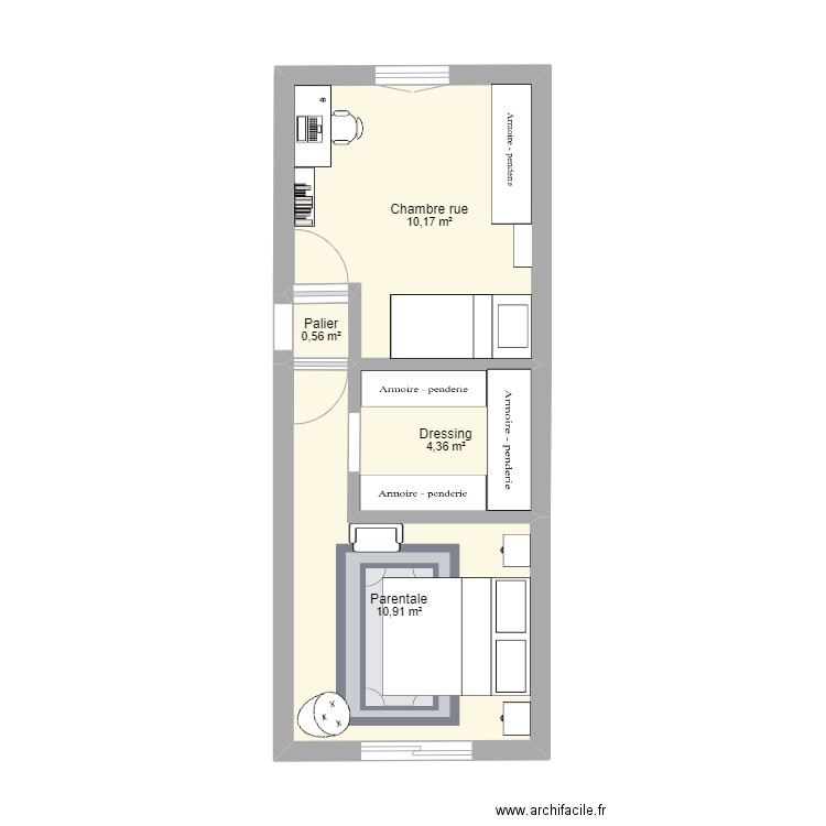 Agrandissement étage. Plan de 0 pièce et 0 m2