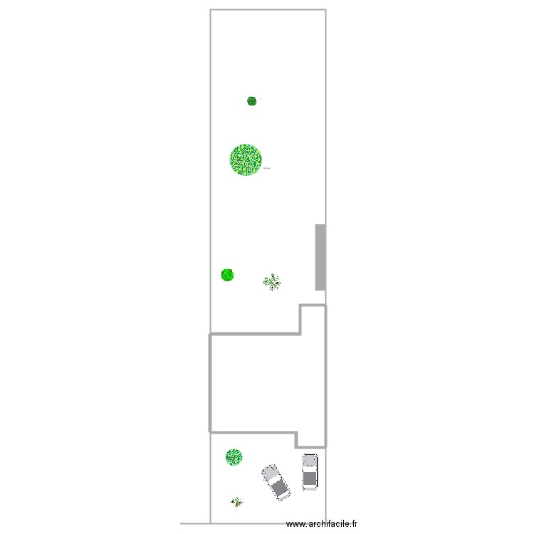 plan de masse existant 2 loin. Plan de 0 pièce et 0 m2