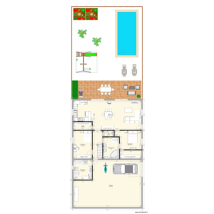 Maison. Plan de 0 pièce et 0 m2