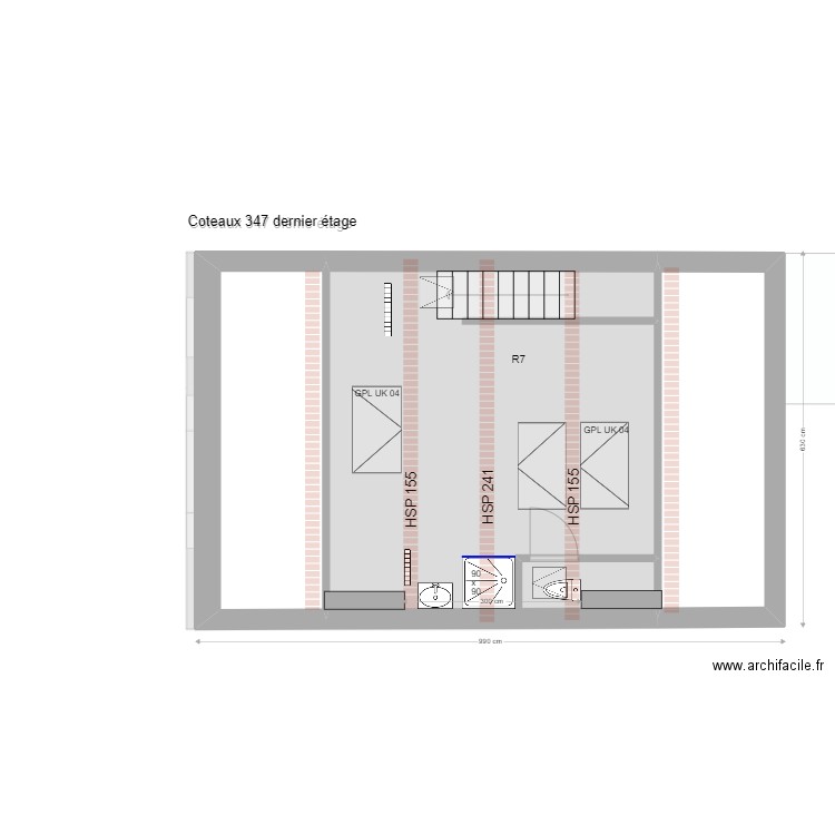 Coteaux. Plan de 0 pièce et 0 m2