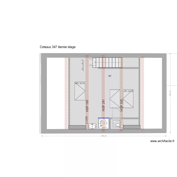 Coteaux. Plan de 