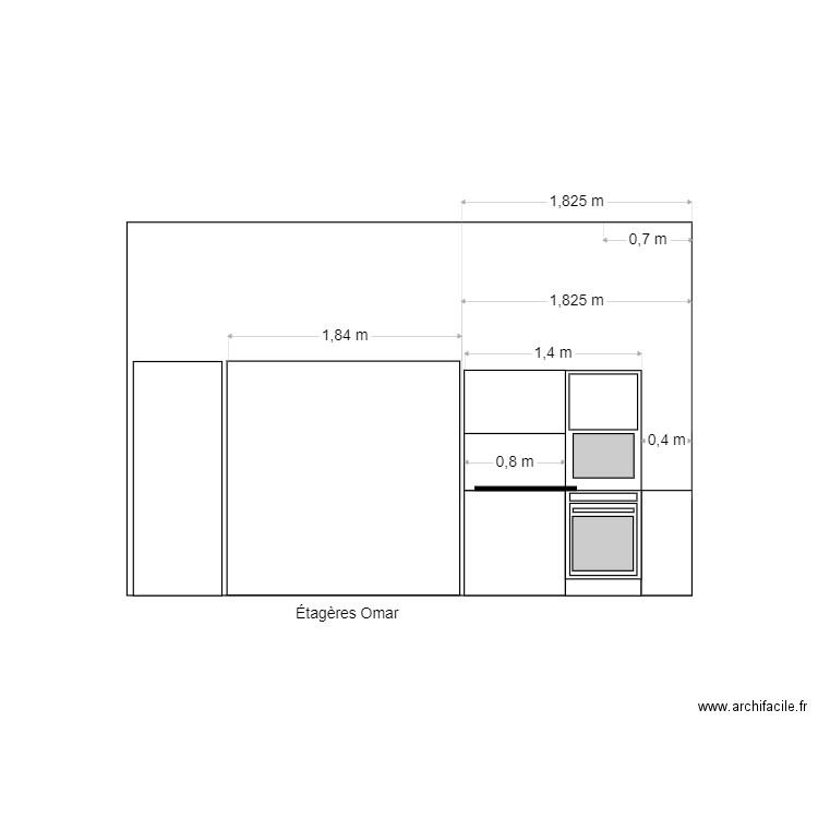 Cuisine MB 2. Plan de 0 pièce et 0 m2
